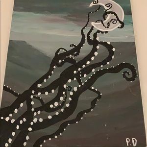 Grabbing the moon painting